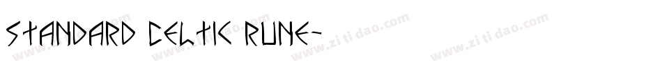 Standard Celtic Rune字体转换